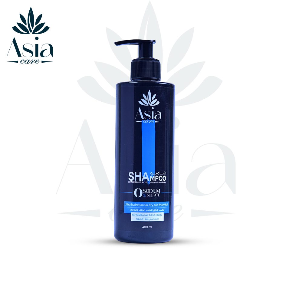 اسيا كير شامبو هيالورونيك لإصلاح تلف الشعر بعد البروتين والصبغة 400 مل